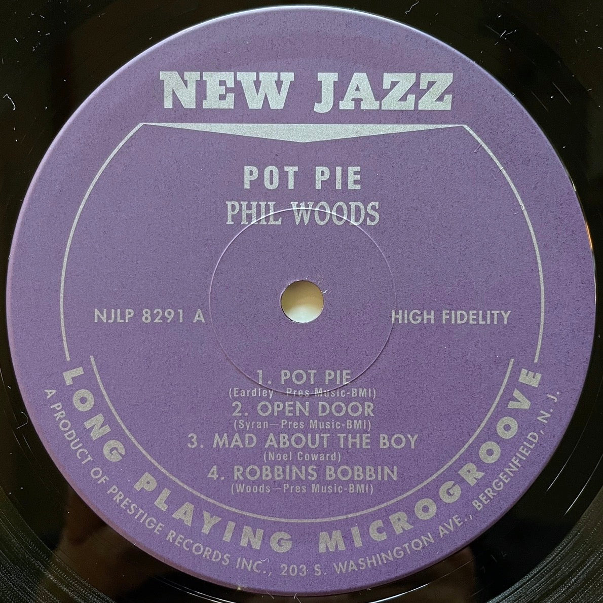 PHIL WOODS with JON EARDLEY / POT PIE on New Jazz - Japan LP VIJJ-30029