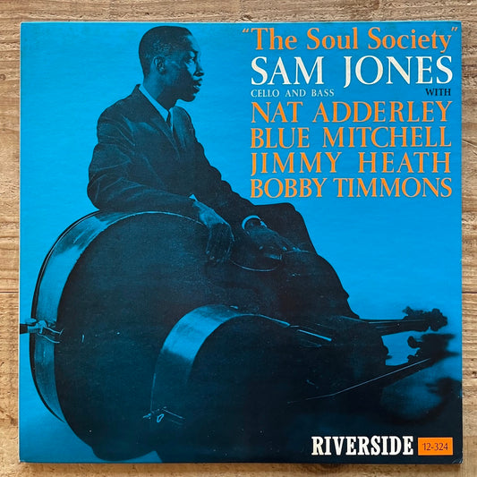 SAM JONES / THE SOUL SOCIETY - Japan Riverside LP SMJ-6079