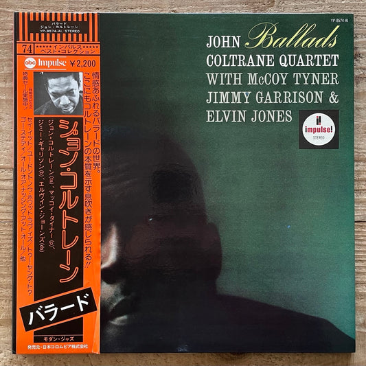 JOHN COLTRANE QUARTET / BALLADS - Japan Impulse LP obi YP-8574-AI