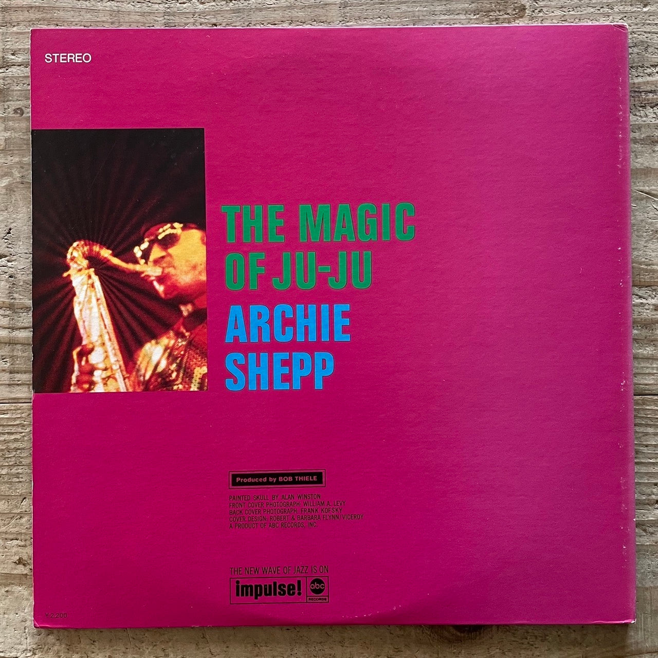 ARCHIE SHEPP / THE MAGIC OF JU-JU - Japan Impulse LP obi YP-8526-AI