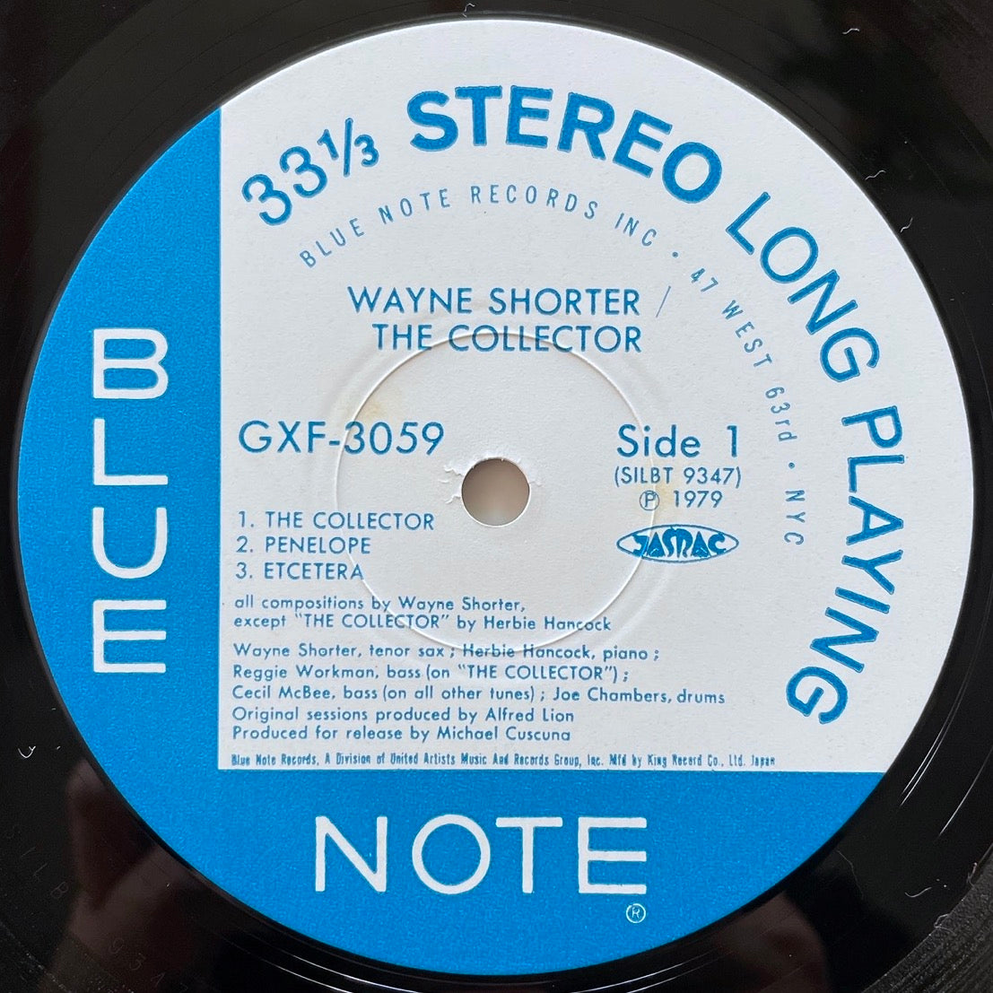 WAYNE SHORTER / THE COLLECTOR on Blue Note - Japan King Original LP GXF-3059