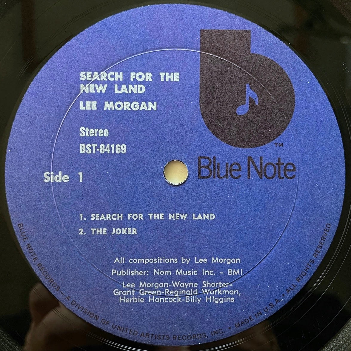 LEE MORGAN / SEARCH FOR THE NEW LAND - 1973 US Blue Note VAN GELDER LP BST-84169