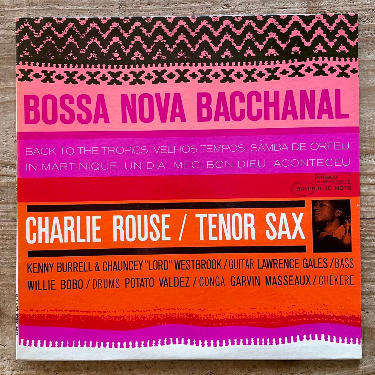 CHARLIE ROUSE / BOSSA NOVA BACCHANAL - US Blue Note Liberty VAN GELDER BST-84119