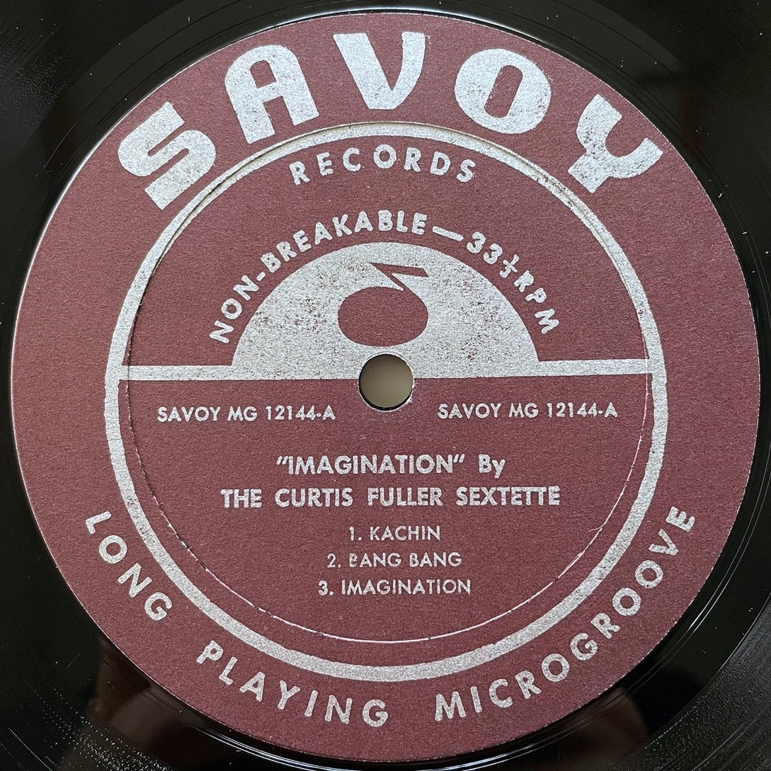 CURTIS FULLER SEXTETTE / IMAGINATION - US Savoy Maroon RVG LP MG-12144