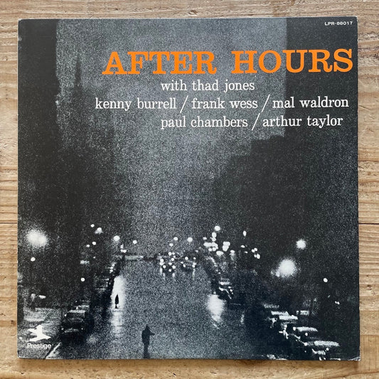 THAD JONES / AFTER HOURS - Japan Prestige MONO LP LPR-88017