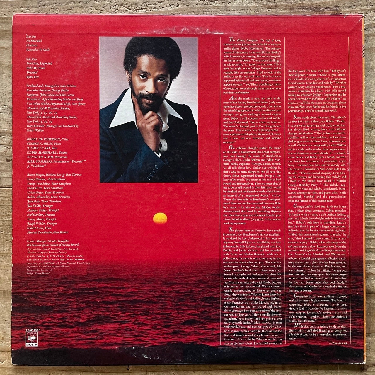 BOBBY HUTCHERSON / CONCEPTION: THE GIFT OF LOVE - Japan LP Jazz Funk