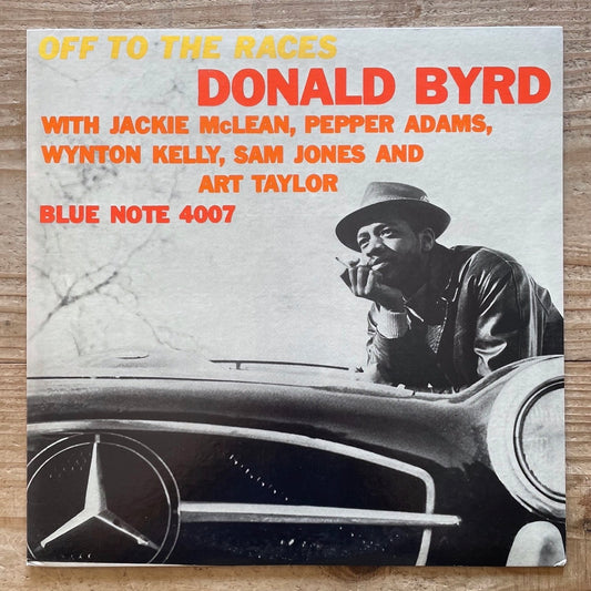 DONALD BYRD / OFF TO THE RACES on Blue Note - Japan King LP GXK-8030