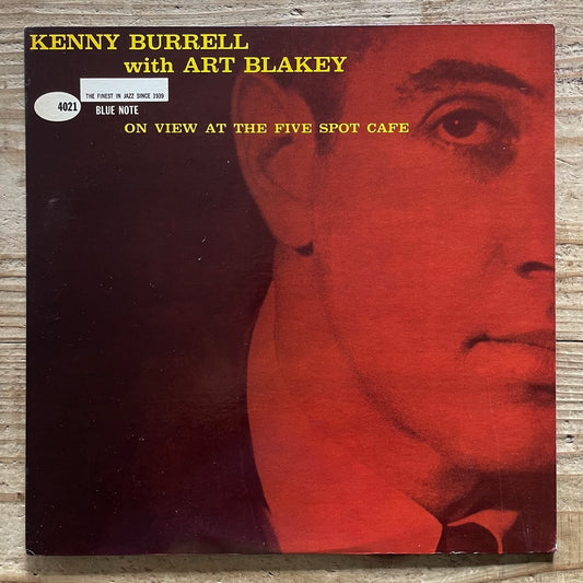 KENNY BURRELL / AT THE FIVE SPOT CAFE - US Blue Note UA MONO LP BLP4021