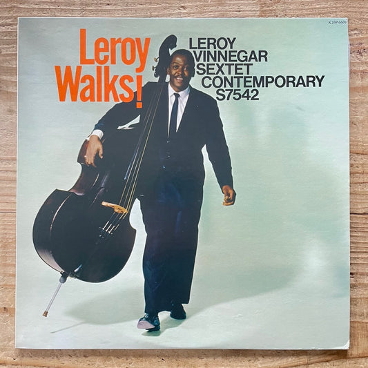 LEROY VINNEGAR SEXTET / LEROY WALKS on Contemporary - Japan King LP NM K20P-6609