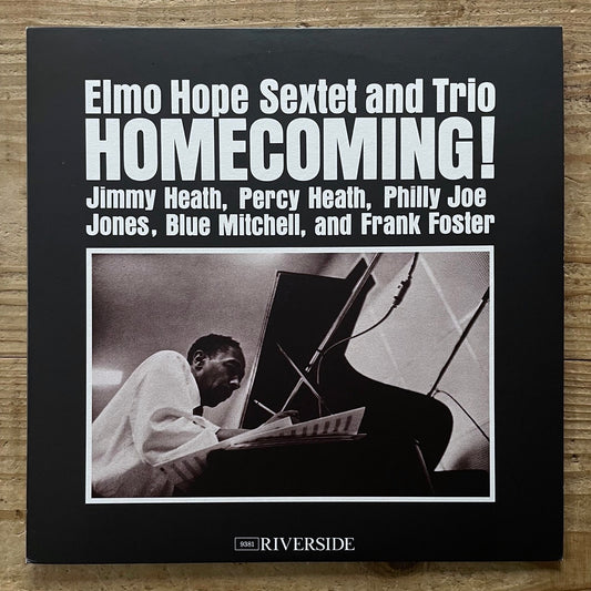 ELMO HOPE SEXTET AND TRIO / HOMECOMING on Riverside - Japan LP NM VIJJ-30063