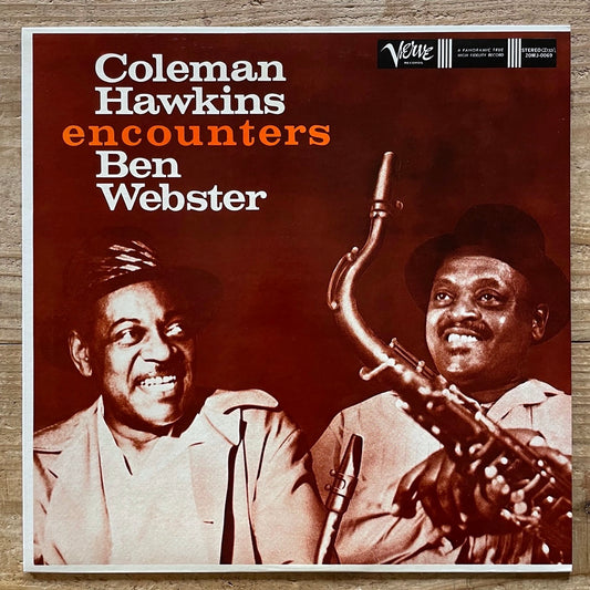 COLEMAN HAWKINS / ENCOUNTERS BEN WEBSTER on Verve - Japan LP NM