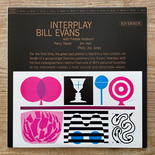 BILL EVANS QUINTET / INTERPLAY on Riverside - Japan LP SMJ-6150