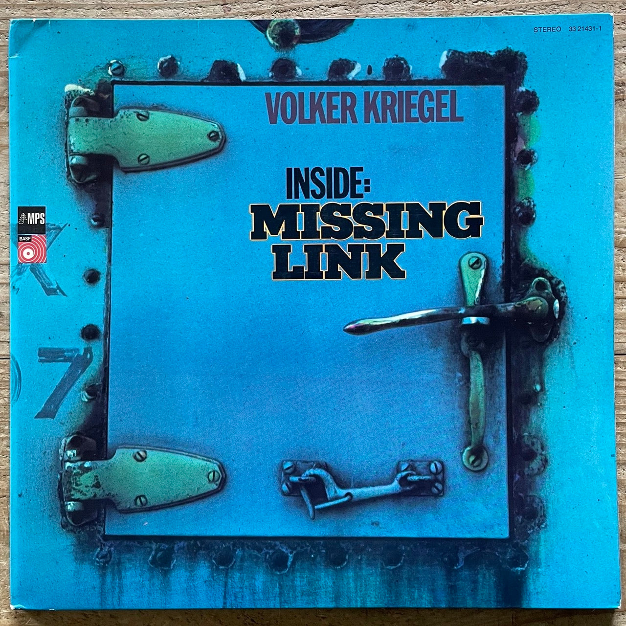 VOLKER KRIEGEL / INSIDE:MISSING LINK on German MPS Original 2LP Jazz Funk Raregroove