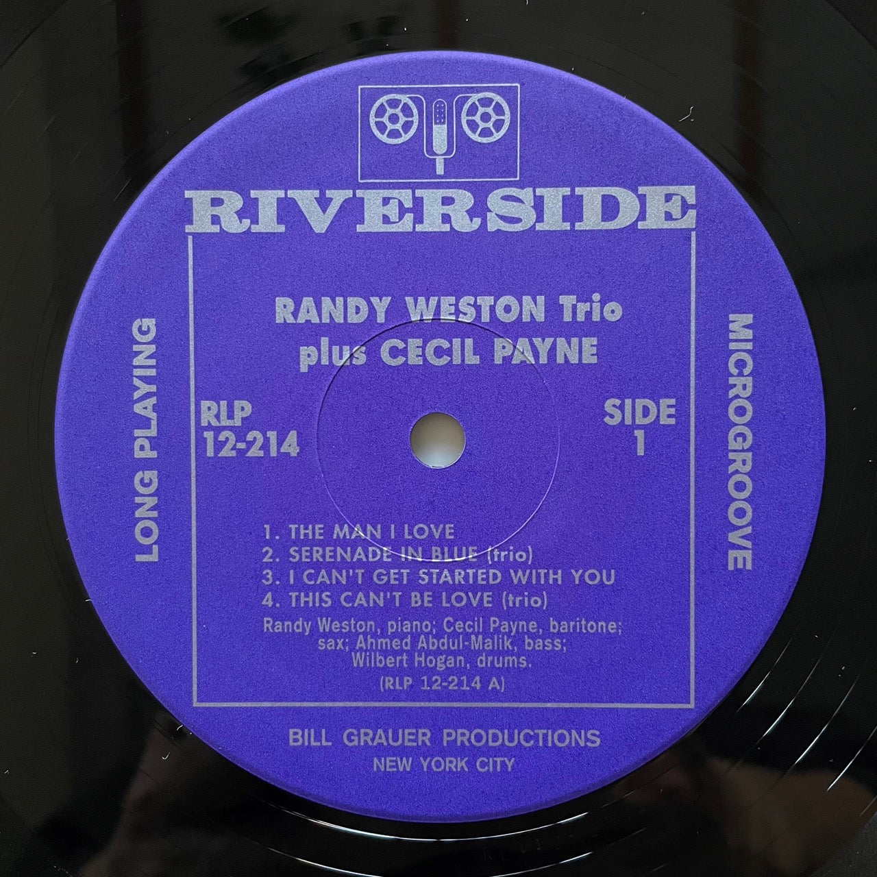 RANDY WESTON TRIO plus CECIL PAYNE / WITH THESE HANDS - Japan Riverside LP VIJJ-30058