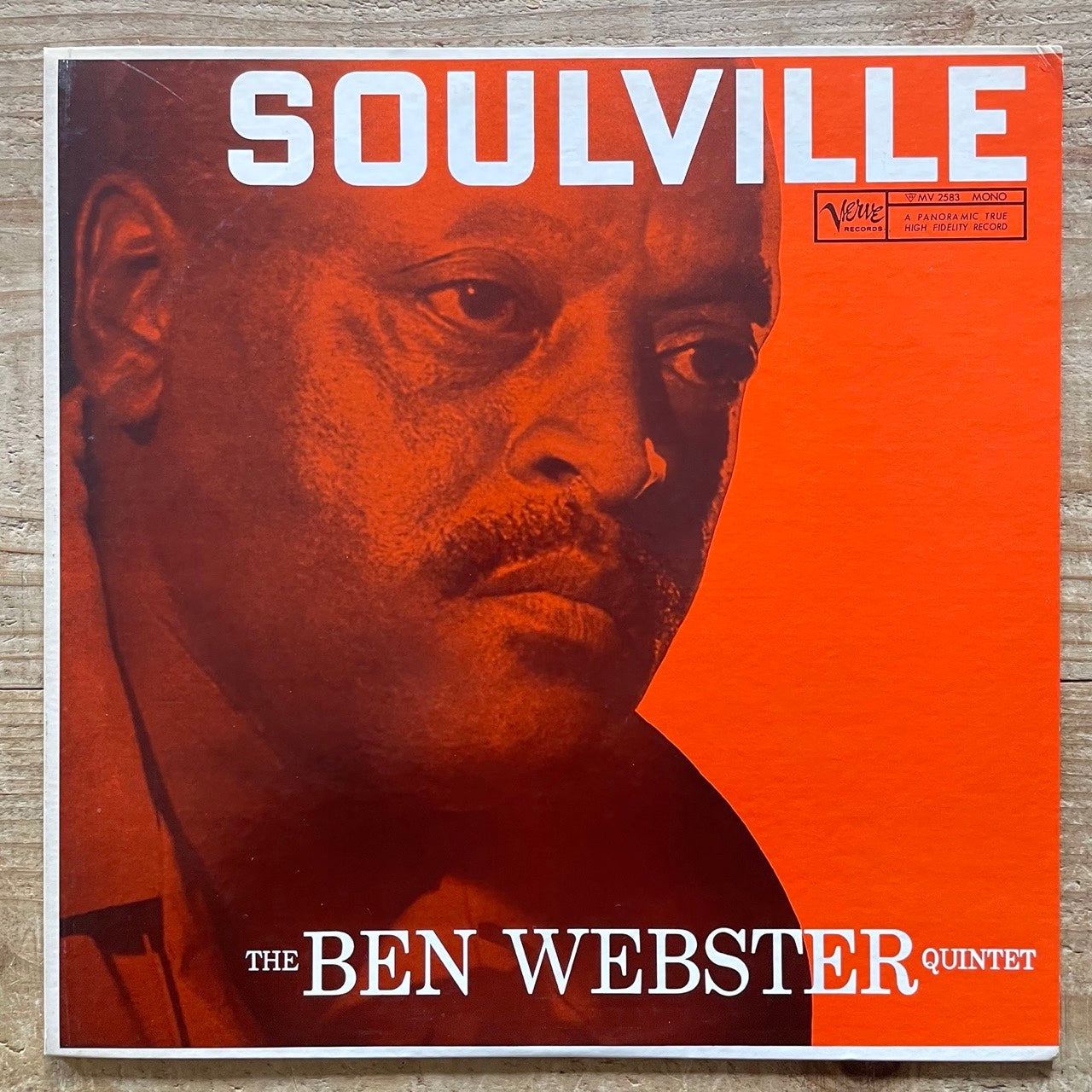 BEN WEBSTER QUINTET / SOULVILLE on Verve - Japan LP MV2583