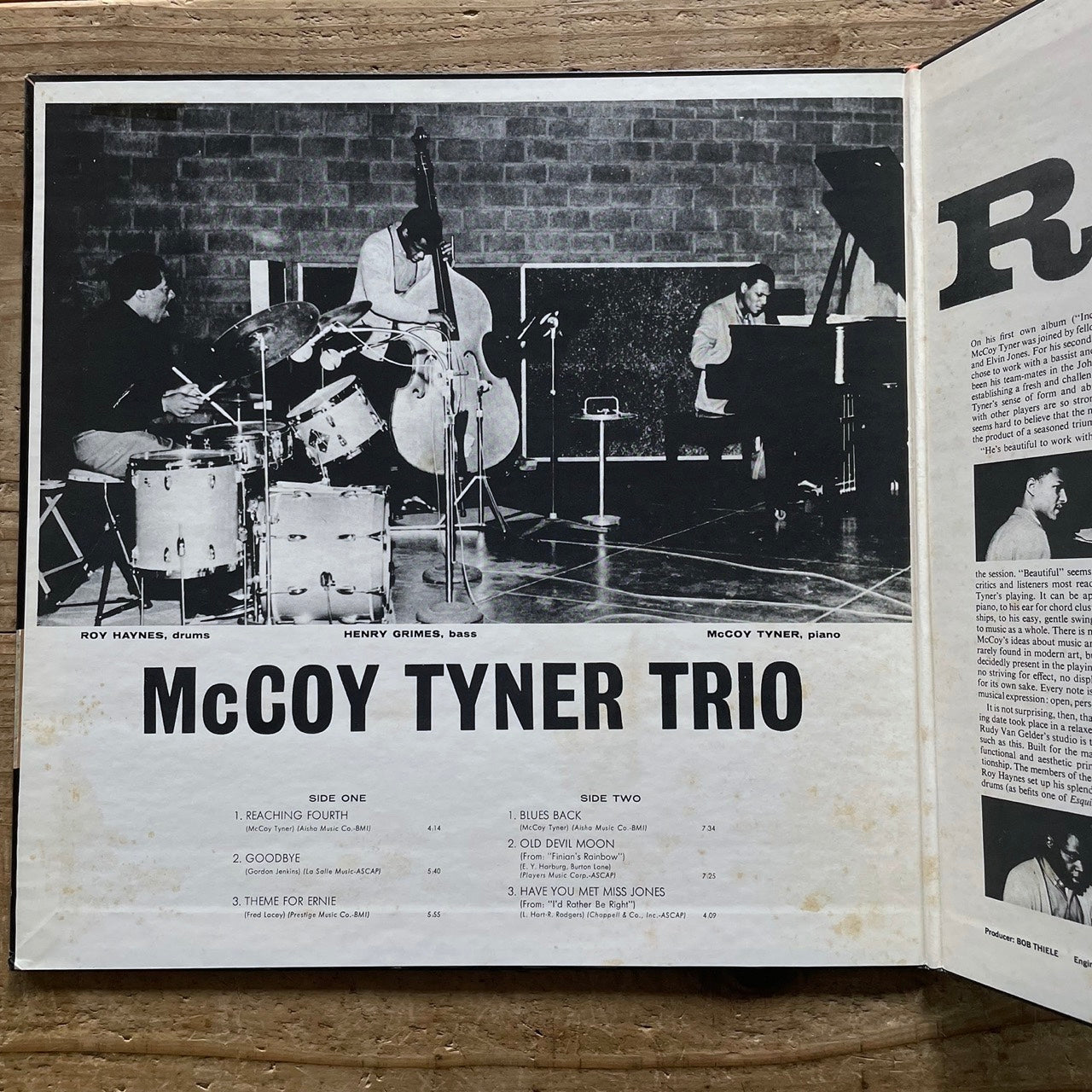 McCOY TYNER TRIO / REACHING FOURTH on Impulse - Japan GF LP VIM-4642