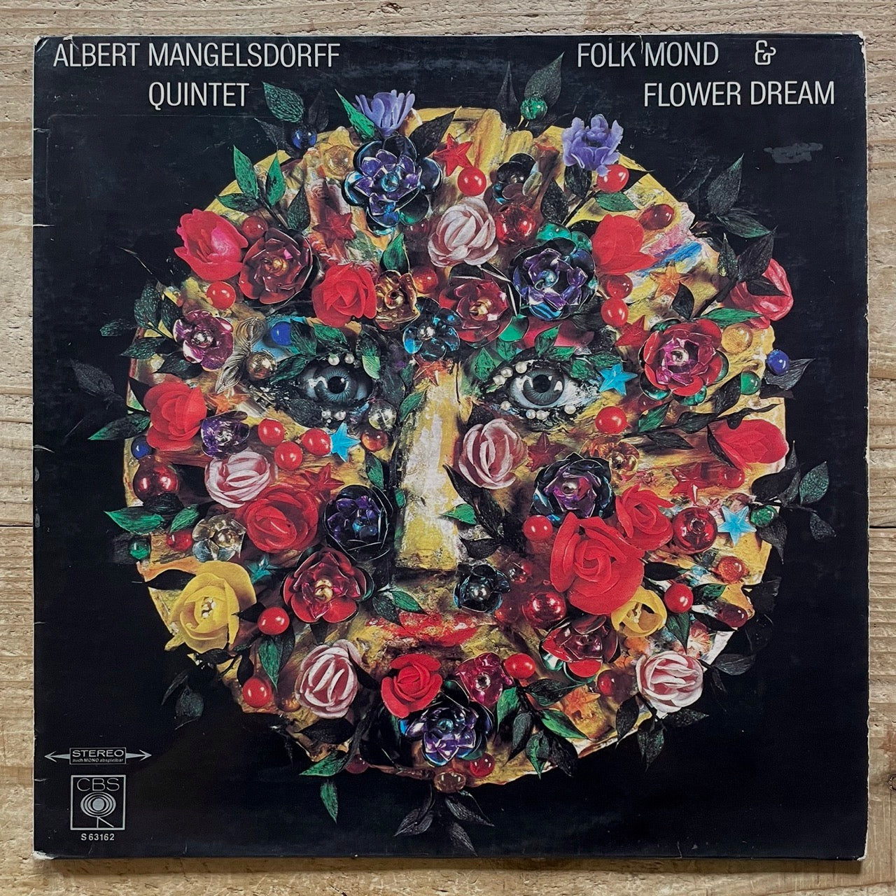 ALBERT MANGELSDORFF QUINTET / FOLK MOND & FLOWER DREAM - German CBS Original LP