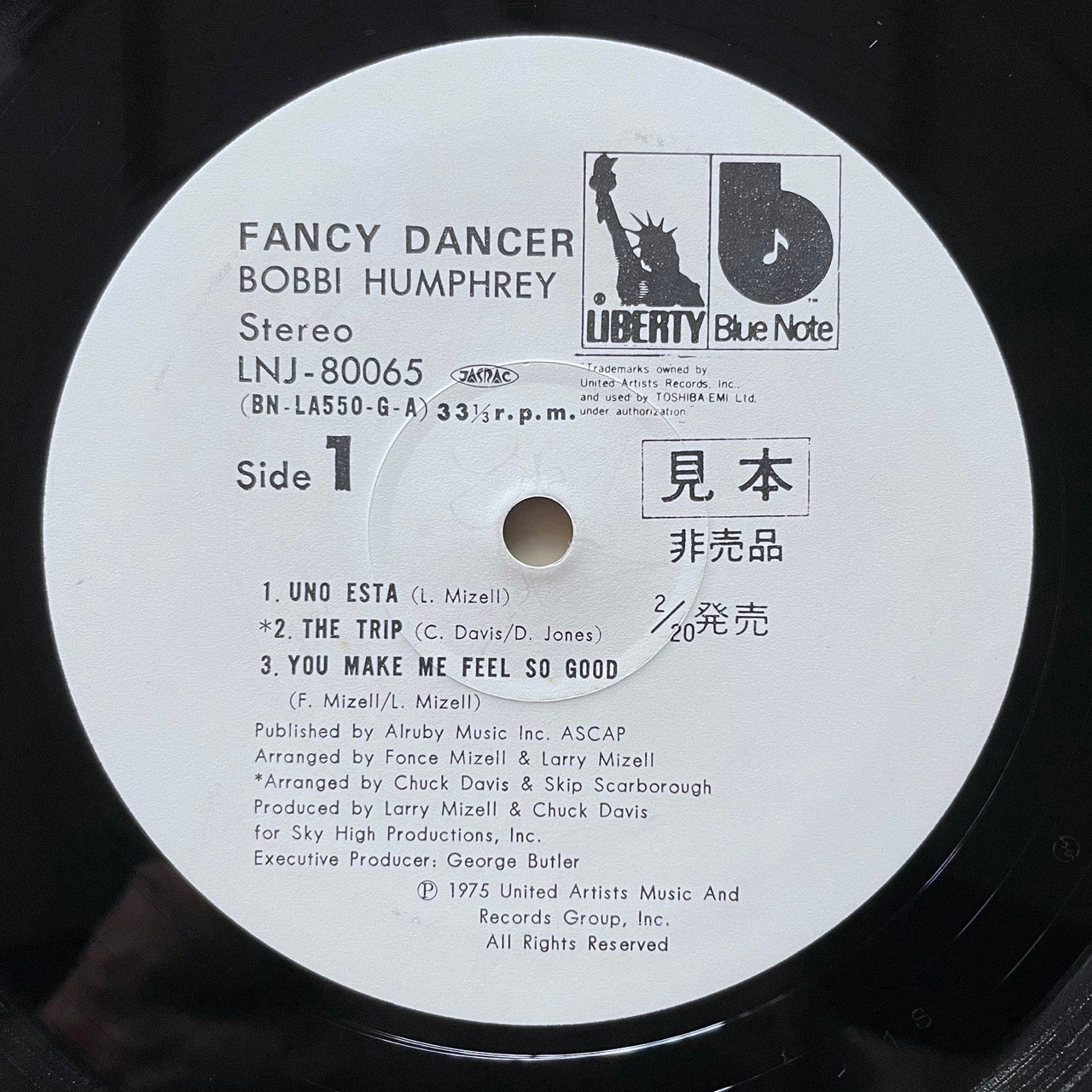 BOBBI HUMPHREY / FANCY DANCER on Blue Note - Japan Promo LP LNJ-80065 Soul Funk Groove