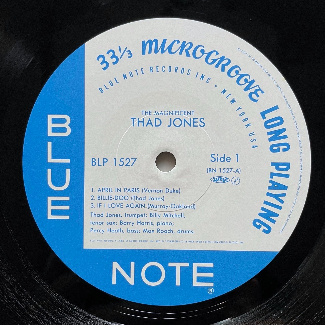 THAD JONES / THE MAGNIFICENT on Blue Note - Japan MONO LP BLP-1527 NM obi