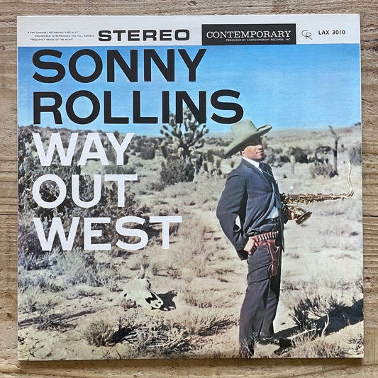SONNY ROLLINS / WAY OUT WEST on Contemporary - Japan King LP NM LAX-3010