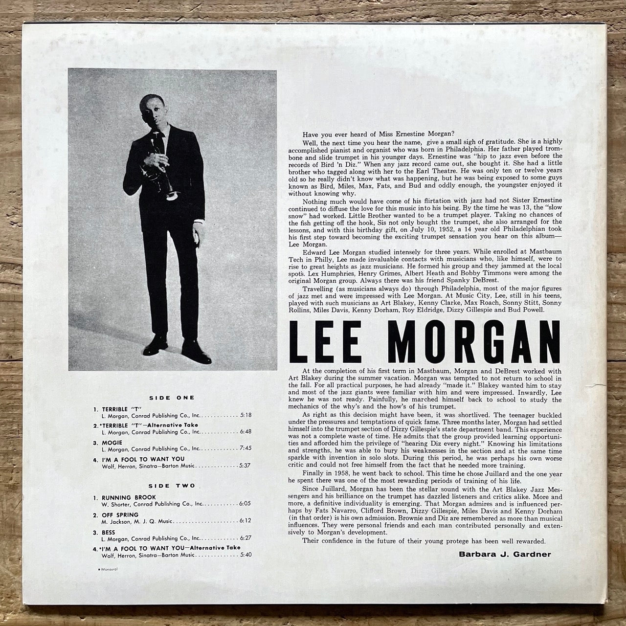 LEE MORGAN / HERE'S LEE MORGAN on Vee-Jay - Japan LP UXP-76-JY