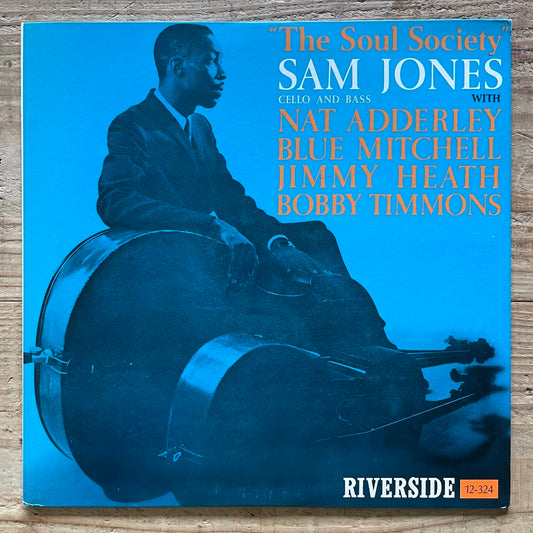 SAM JONES / THE SOUL SOCIETY - Japan Riverside LP SMJ-6079