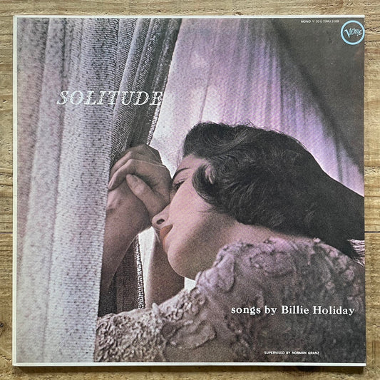 BILLIE HOLIDAY / SOLITUDE on Verve - Japan LP 23MJ3189