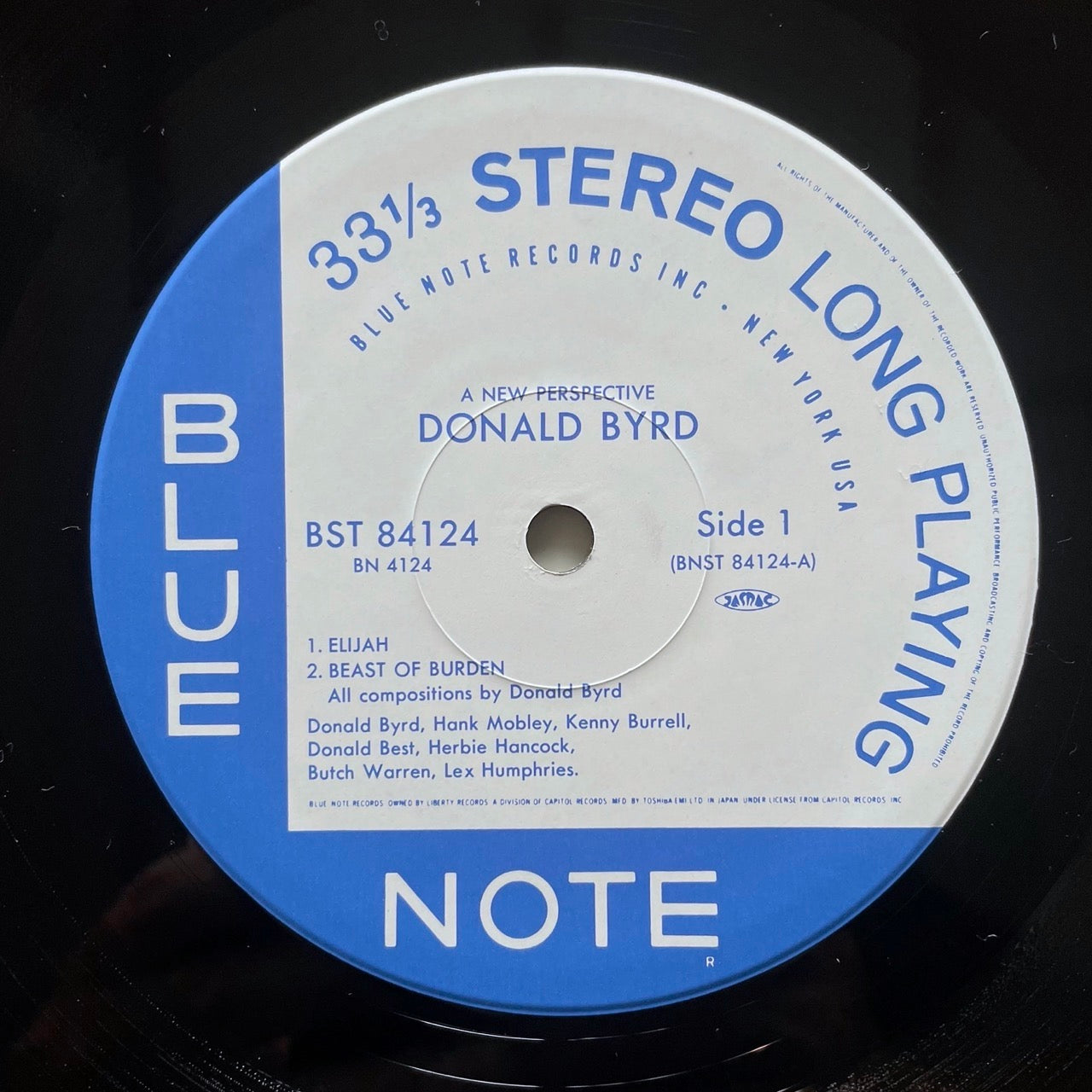 DONALD BYRD / A NEW PERSPECTIVE on Blue Note - Japan LP NM BN4124