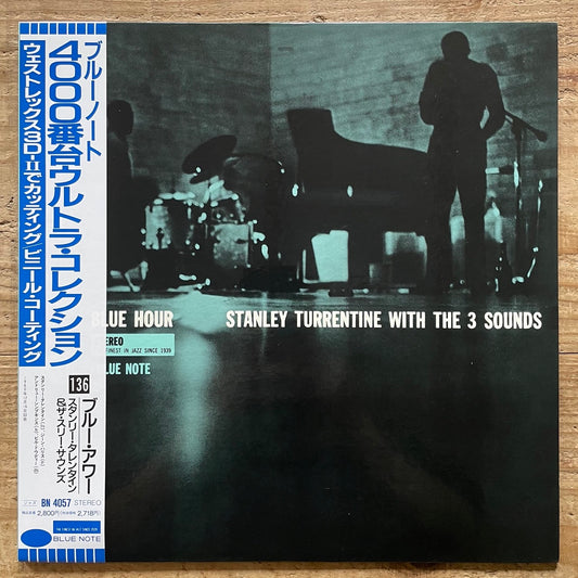 STANLEY TURRENTINE with THE 3 SOUNDS / BLUE. HOUR on Blue Note - Japan LP NM obi BN4057