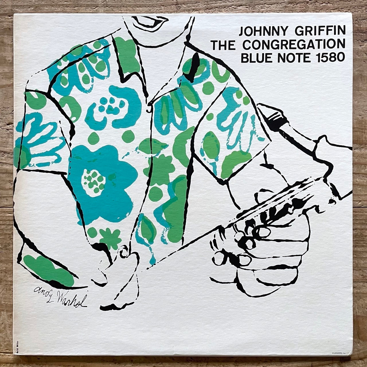 JOHNNY GRIFFIN / THE CONGREGATION on Blue Note BLP1580 - 1972 UA MONO LP NM