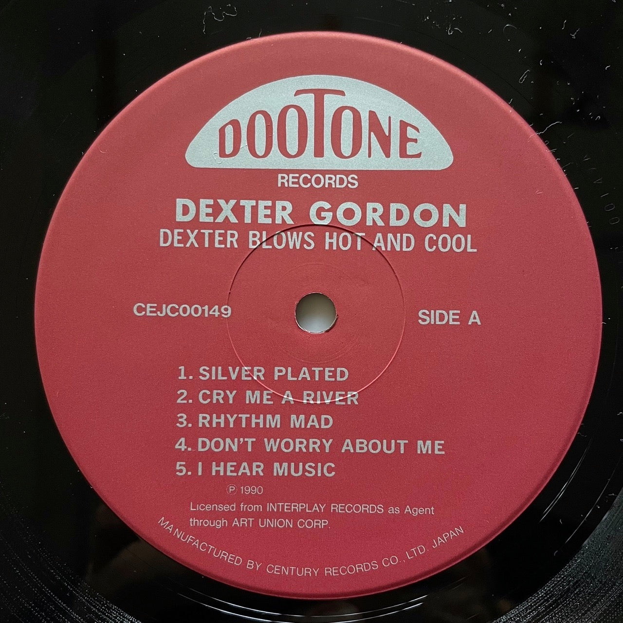 DEXTER GORDON / BLOWS HOT AND COOL on Dootone - Japan LP NM CEJC00149