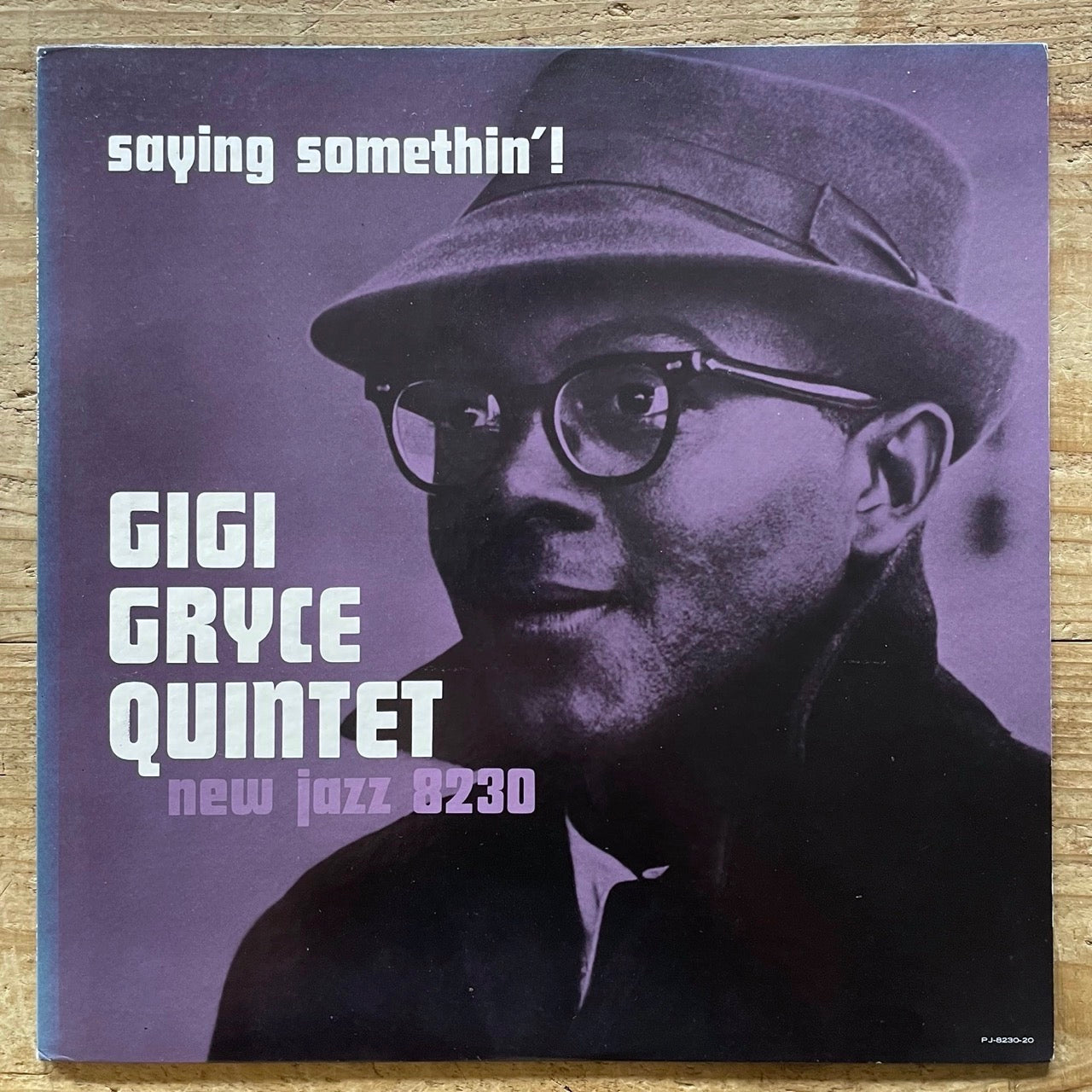 GIGI GRYCE QUINTET / SAYING SOMETHIN' on New Jazz - Japan Prestige LP PJ-20