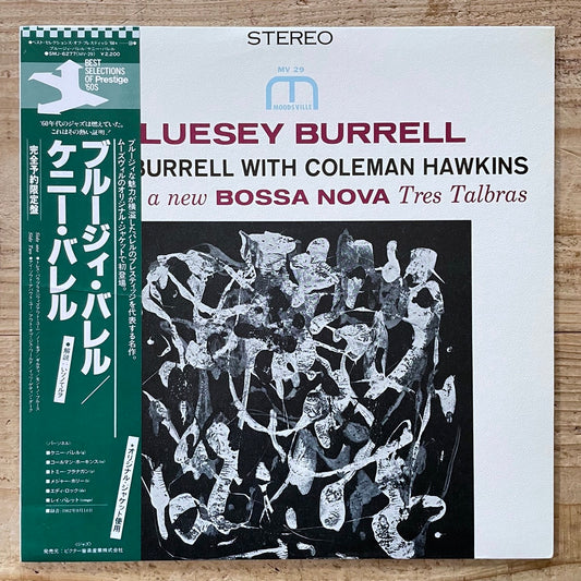 KENNY BURRELL with COLEMAN HAWKINS / BLUESEY BURRELL on MOODSVILLE - Japan Prestige LP NM SMJ-6277 obi