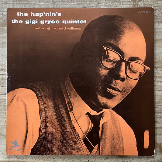 GIGI GRYCE QUINTET / THE HAP'NIN'S on New Jazz - Japan Prestige LP LPJ-70006 promo