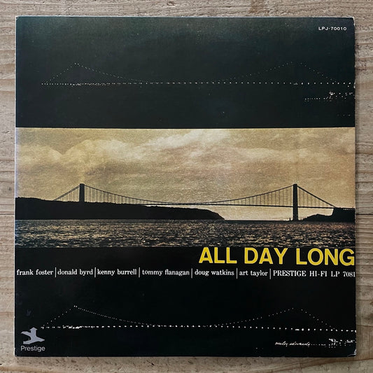 KENNY BURRELL - THE PRESTIGE ALL STARS / ALL DAY LONG - Japan Prestige MONO LP LPJ-70010
