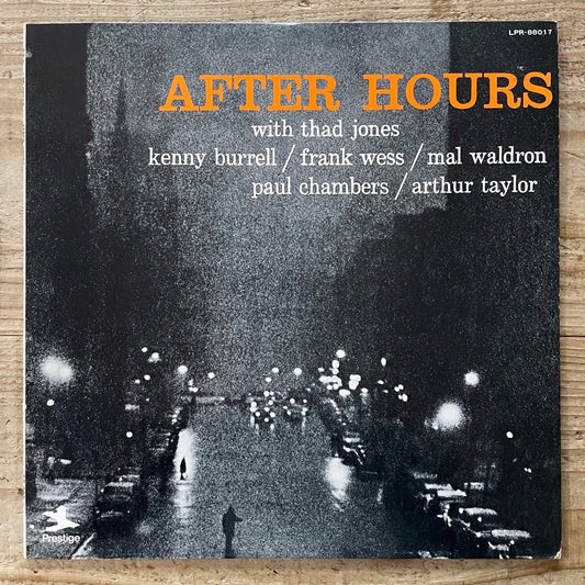 THAD JONES / AFTER HOURS - Japan Prestige MONO LP LPR-88017