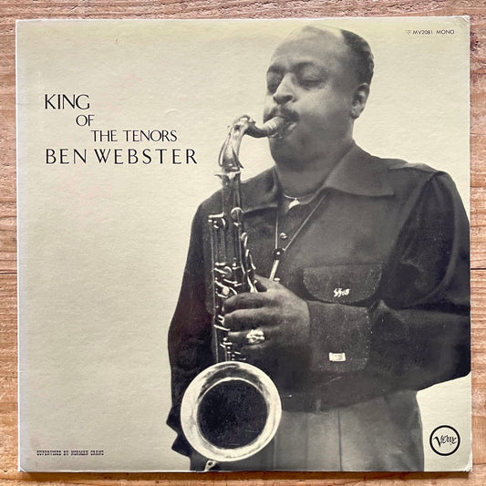 BEN WEBSTER / KING OF TENORS on Norgran - Japan Verve MONO LP MV2081