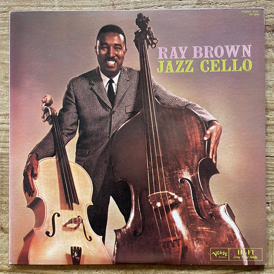 RAY BROWN / JAZZ CELLO on Verve - Japan LP MV2692