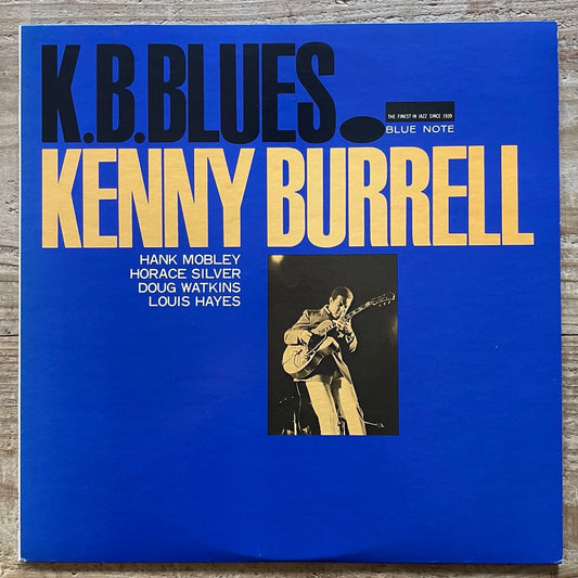 KENNY BURRELL / K.B. BLUES on Blue Note - Japan King unissued series LP GXK-8154