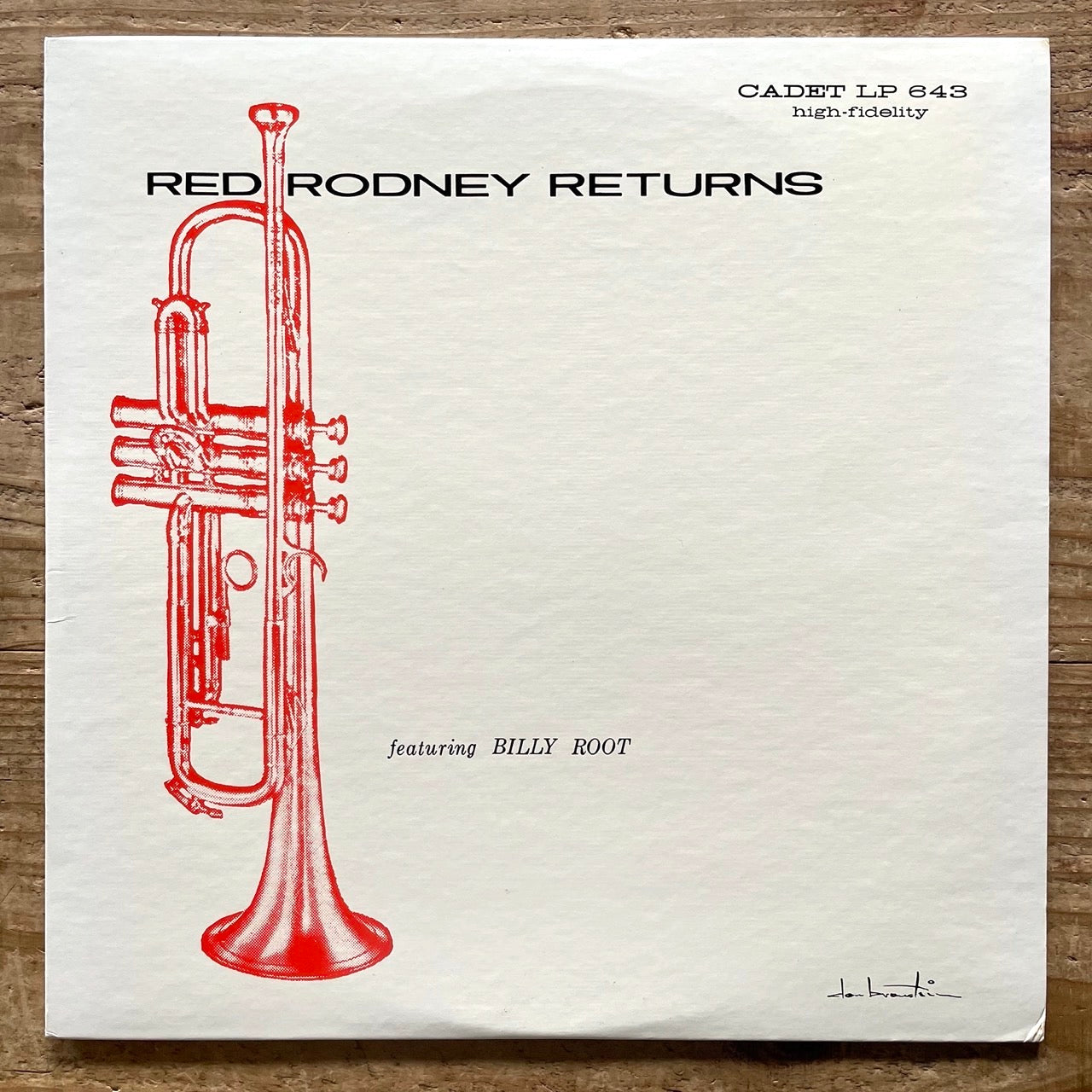 RED RODNEY Returns on Argo - Japan Cadet LP MJ-1007M