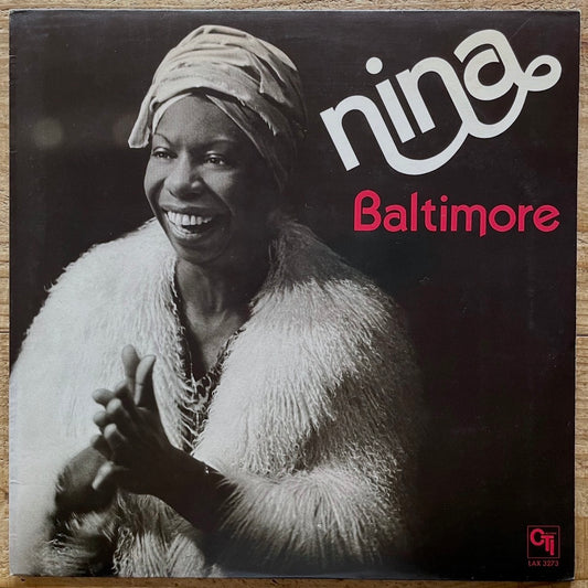 NINA SIMONE / BALTIMORE on CTI - Japan King LP LAX-3273