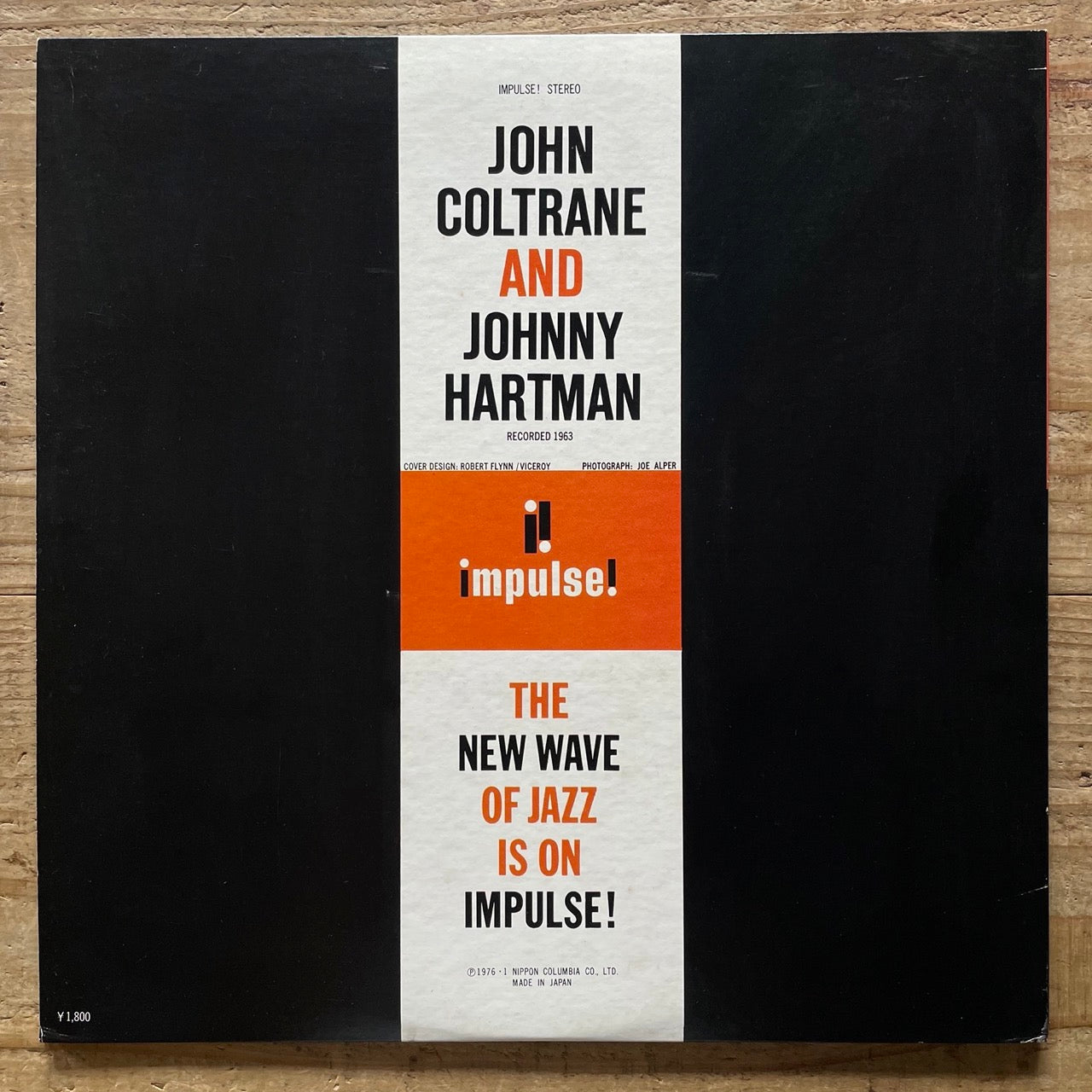 JOHN COLTRANE AND JOHNNY HARTMAN on Impulse - Japan GF LP obi YS-8505-AI