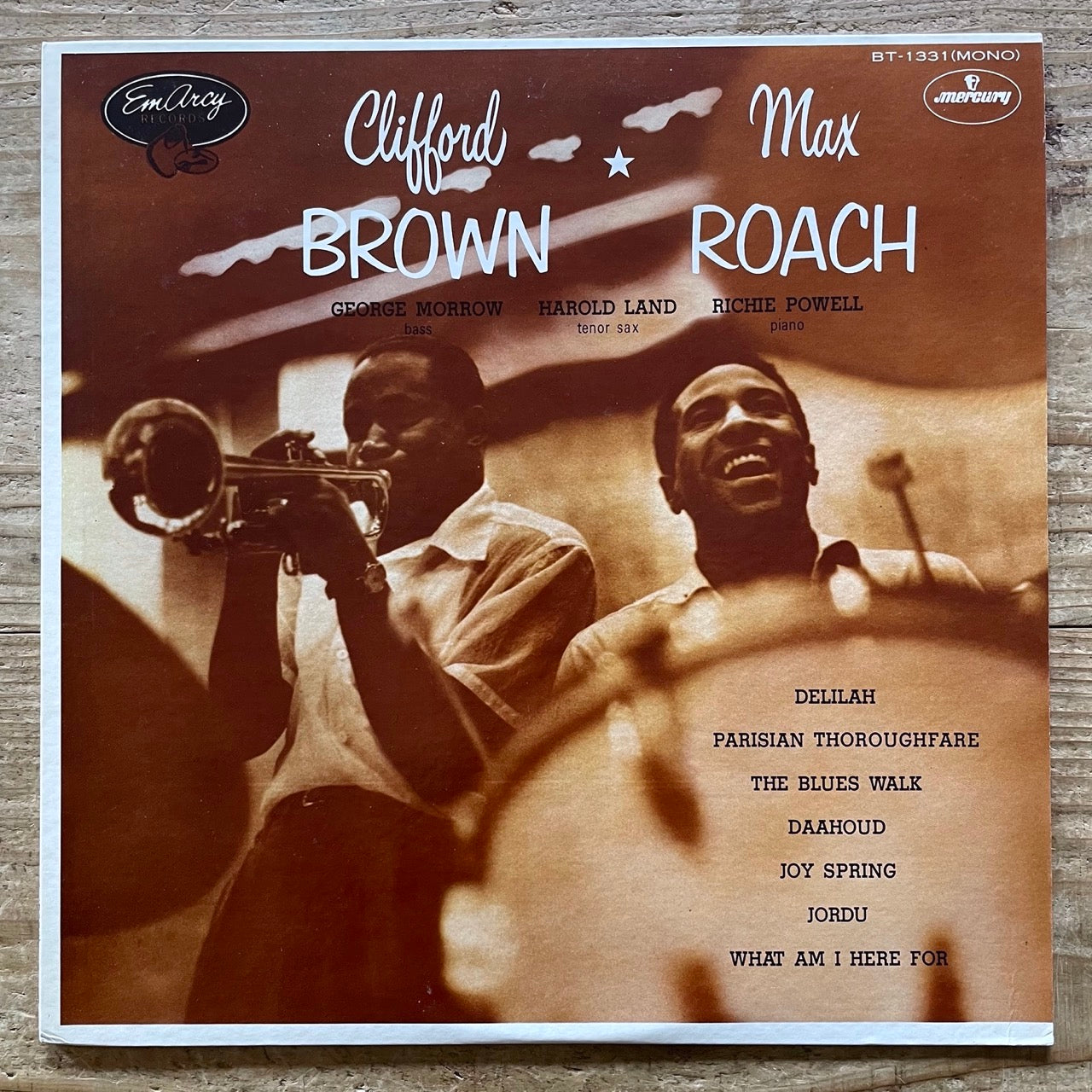 CLIFFORD BROWN AND MAX ROACH on Emarcy - Japan Mercury LP BT-1331