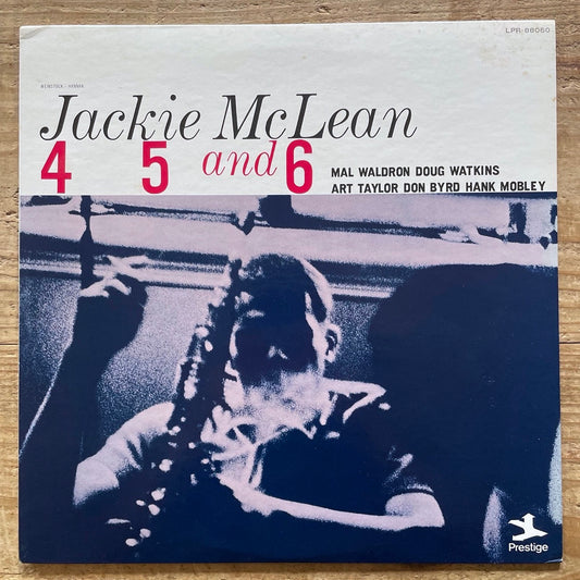 JACKIE McLEAN / 4, 5, AND 6 on Prestige - Japan MONO LP LPR-88060