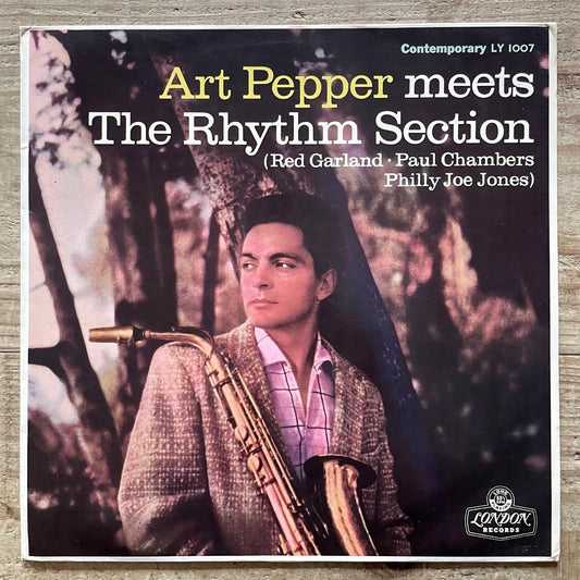 ART PEPPER MEETS THE RHYTHM SECTION on Contemporary - Japan DG MONO ORIG LY-1007