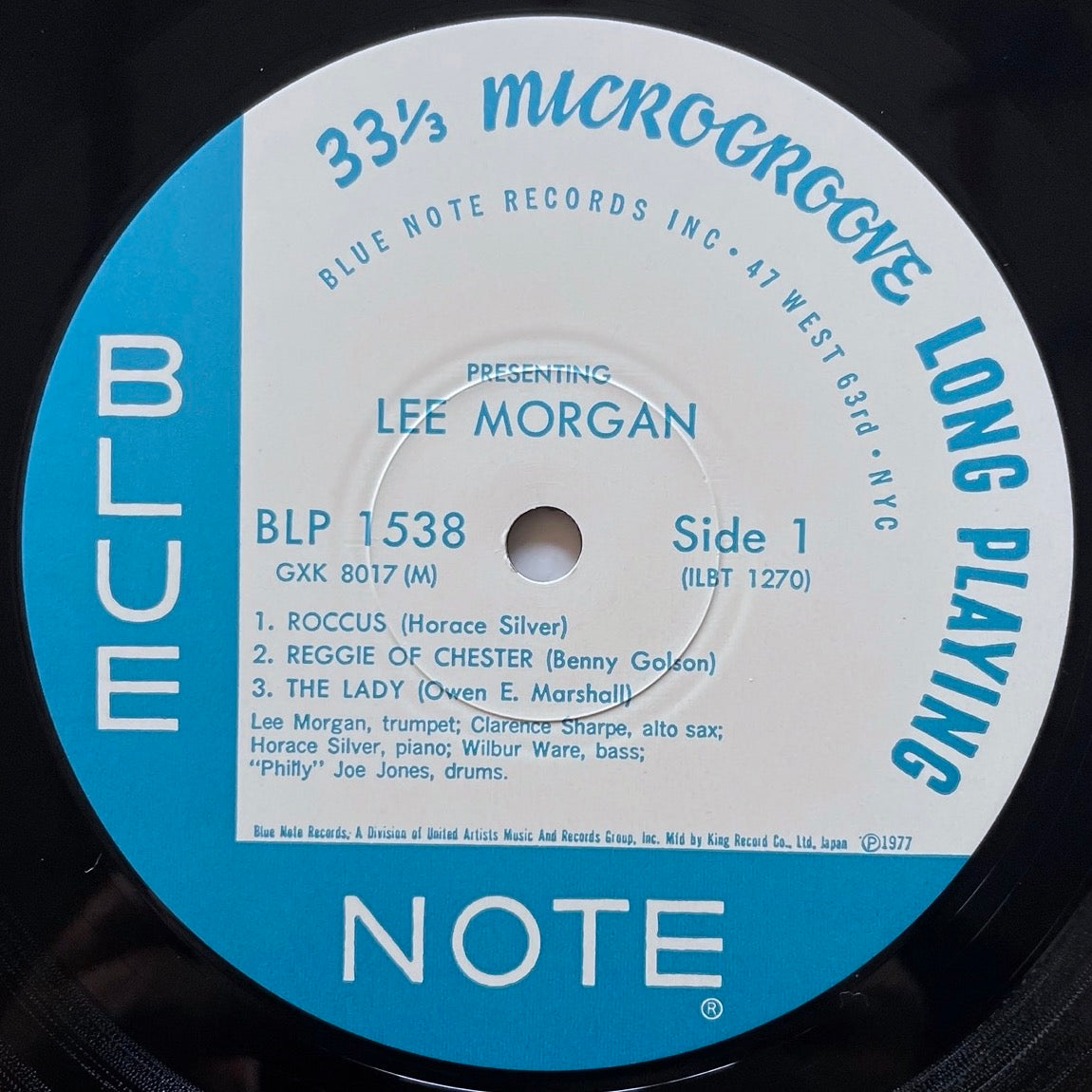 LEE MORGAN / INDEED! on Blue Note - Japan King LP GXK-8017 obi