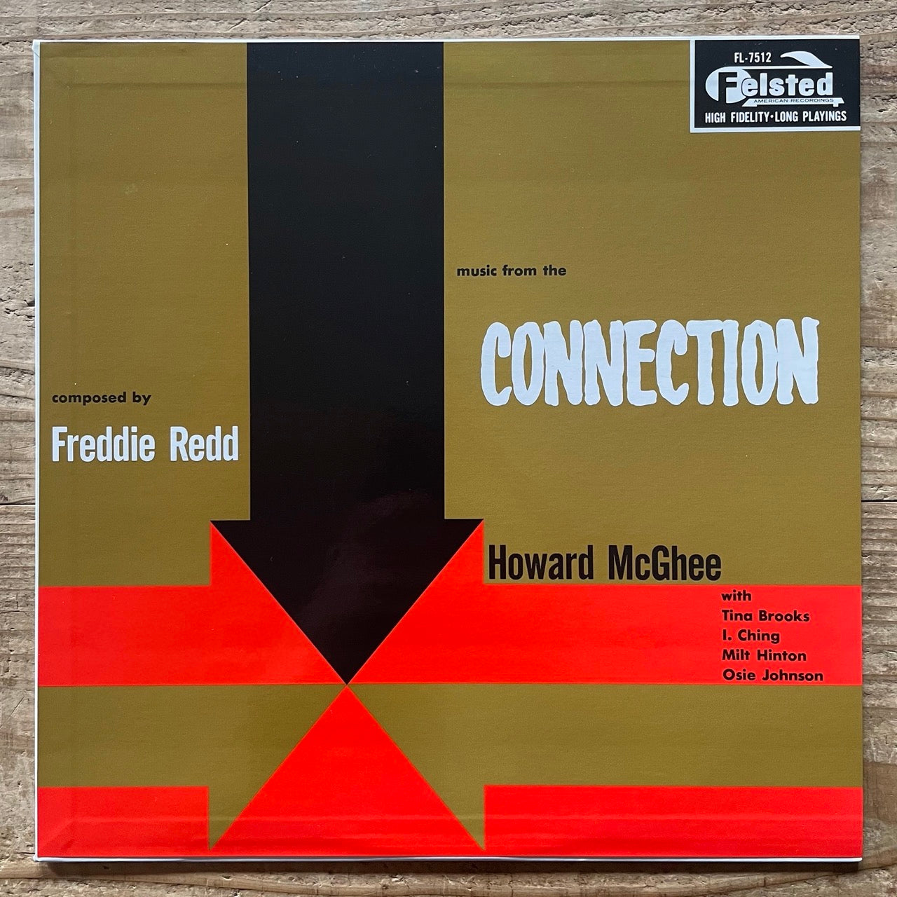 HOWARD McGHEE with TINA BROOKS / MUSIC FROM THE CONNECTION on Felsted - Japan LP NM