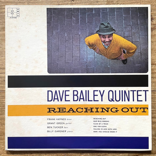 DAVE BAILEY QUINTET / REACHING OUT on Jazz Time - Japan LP PA-3078 Grant Green