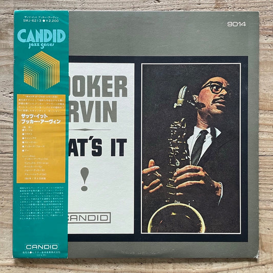 BOOKER ERVIN / THAT'S IT on Candid - Japan LP SMJ-6213 obi