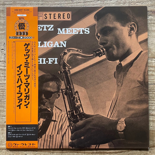 STAN GETZ / MEETS MULLIGAN in HI-FI on Verve - Japan LP NM obi